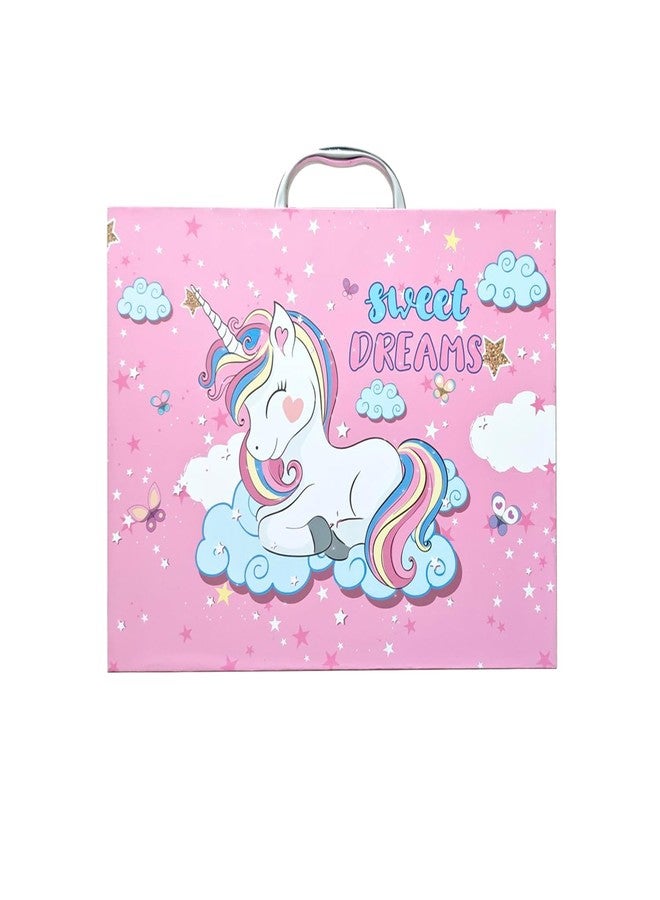 KARP 49Pcs Unicorn Print Children Deluxe Art Drawing Set Art and Craftmini Suitcase, Drawing and Painting Set Best for Birthday Gift for Boys Girls Children - Image 5