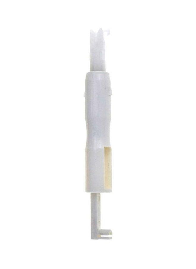 Sharpdo Plastic Automatic Needle Threader Device Domestic Sewing Tool White 7.5x0.5x0.5cm  - Image 1
