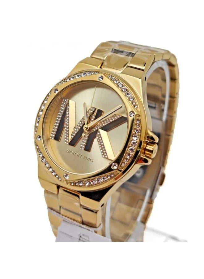 Michael Kors Women Michael Kors Lennox Watch Set – Gold Stainless Steel Elegant Design 37mm MK1062SET - Image 3