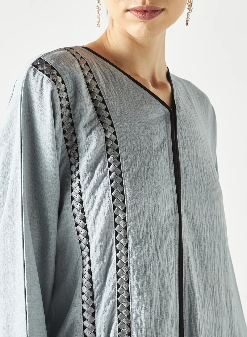 Hadiyath Al Madinah Embroidered Abaya with Hijab
