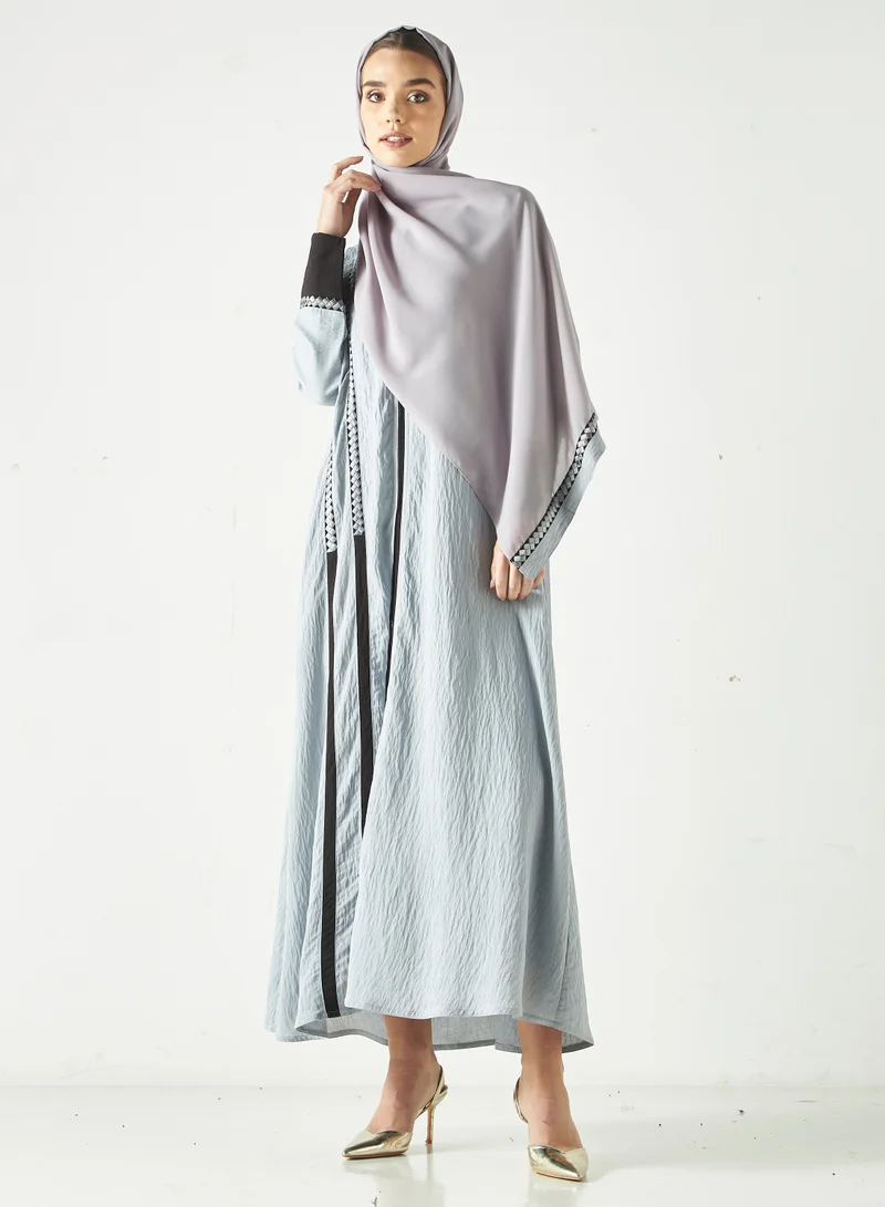 Hadiyath Al Madinah Embroidered Abaya with Hijab