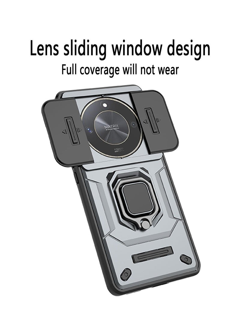 إكس ليفيل هونور x9b / x50 5G حالة الهاتف المحمول ، الثقيلة طبقة مزدوجة واقية من الصدمات مع حامل المغناطيسي ، تنطبق على هونور x9b / x50 5G - Image 5