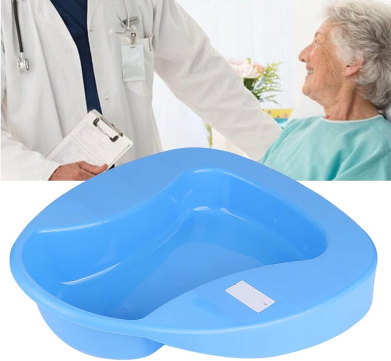 klarako Firm Thick Plastic Stable Bedpan Heavy Duty BedBound Patient Home Bed Pan Emergency Device, Seat Urinal for Elderly Female and Male - Image 5