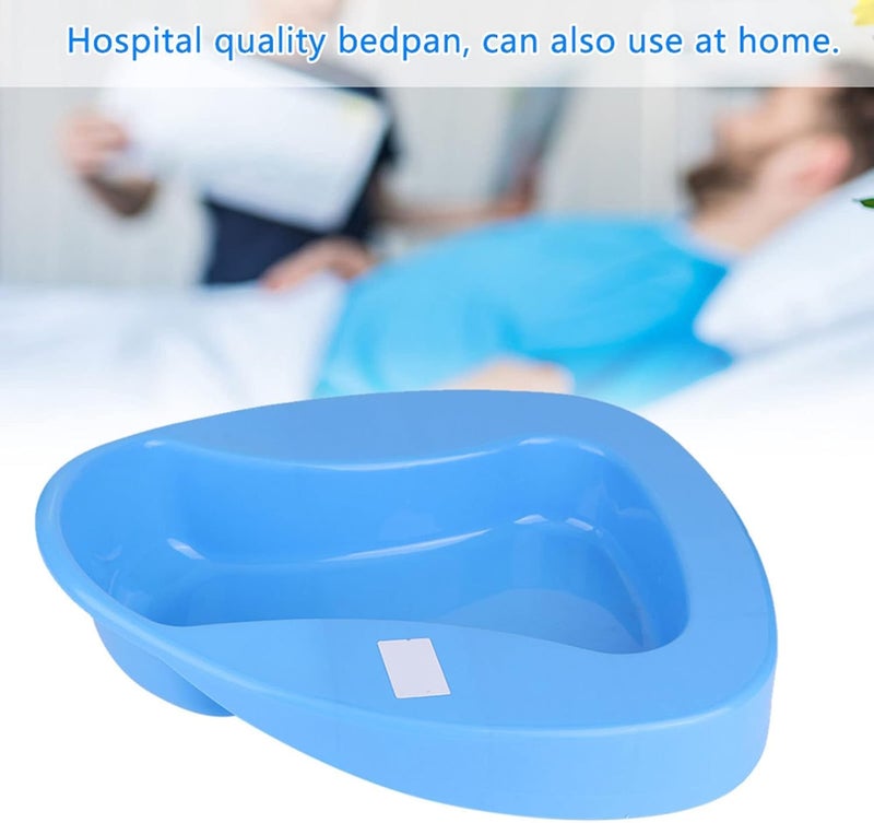 klarako Firm Thick Plastic Stable Bedpan Heavy Duty BedBound Patient Home Bed Pan Emergency Device, Seat Urinal for Elderly Female and Male - Image 3