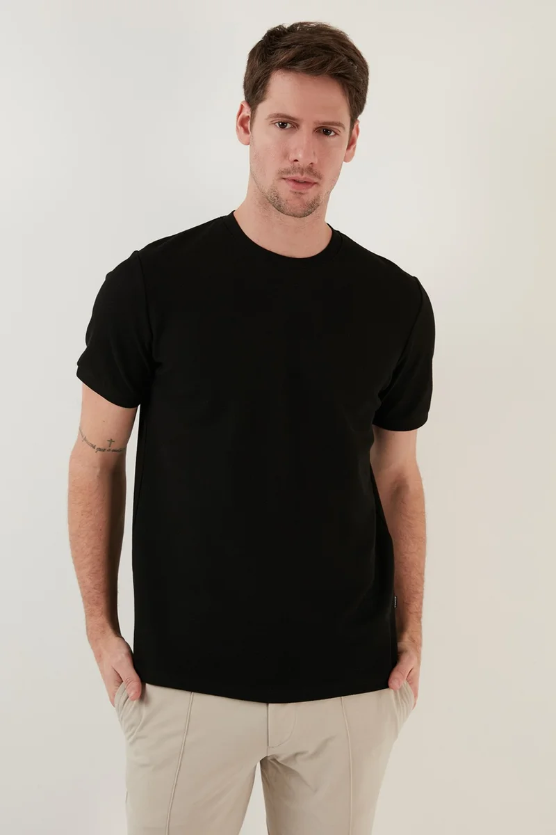 Buratti Cotton Crew Neck Basic T Shirt Men's T Shirt 5902387