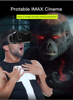 في آر شينيكون G10 Vr Glasses احترافية ثلاثية الأبعاد ذات تأثير بانورامي نظارات الواقع الافتراضي ثلاثية الأبعاد خفيفة الوزن  - Image 3