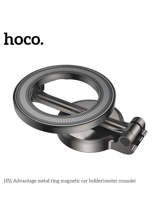 هوكو. حامل هاتف سيارة H51 Advantage للوحة القيادة (أسود) - Image 4