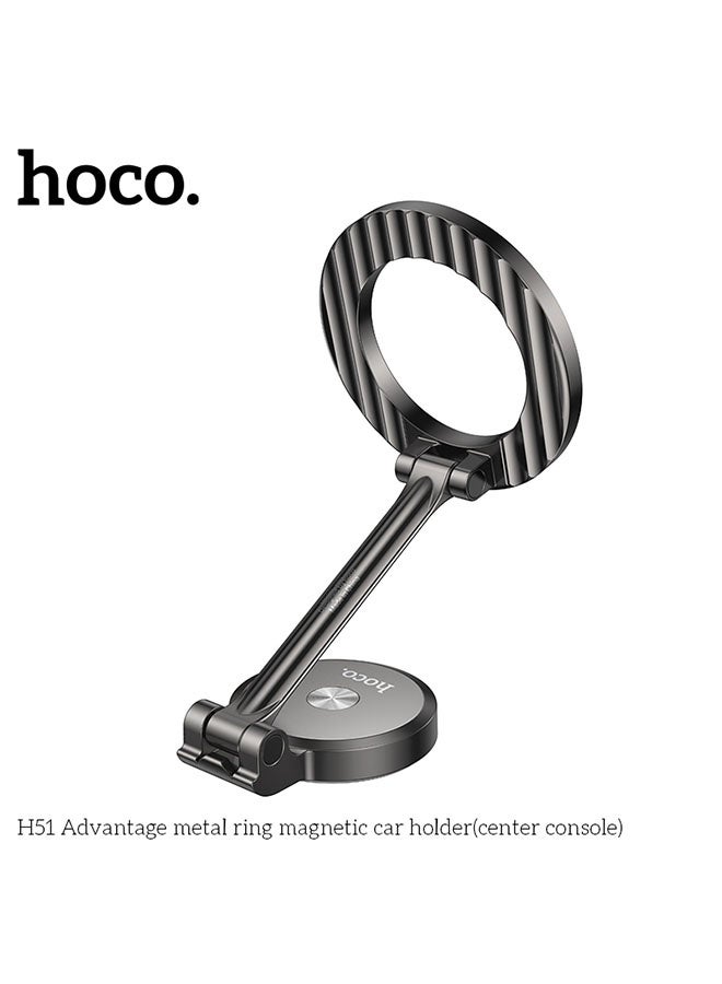 هوكو. حامل هاتف سيارة H51 Advantage للوحة القيادة (أسود) - Image 5