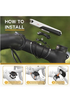 SYOSI SYOSI Quarter Turn Edge GPS Computer Bracket Bicycle Computer Mount Bicycle Stem Computer Mount Road Mountain Bike Accessories Compatible for Garmin Bike GPS Computer XOSS G iGPSPORT GPS  - Image 3