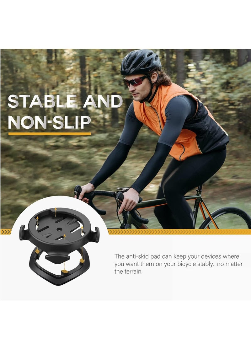SYOSI - SYOSI Quarter Turn Edge GPS Computer Bracket Bicycle Computer Mount Bicycle Stem Computer Mount Road Mountain Bike Accessories Compatible for Garmin Bike GPS Computer XOSS G iGPSPORT GPS - Image 1