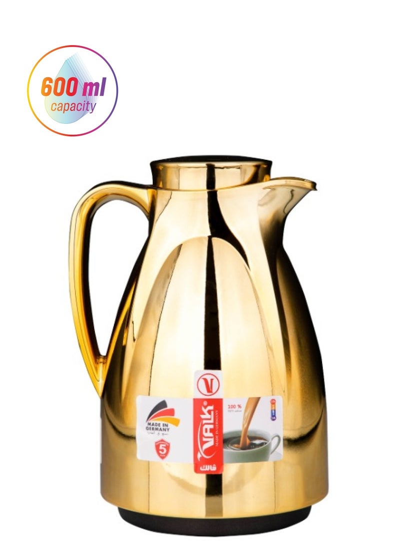 Valk - Vacuum Flask With Double Wall Glass 600 ml Wide Mouth With Anti-Leakage Made in Germany - Image 1