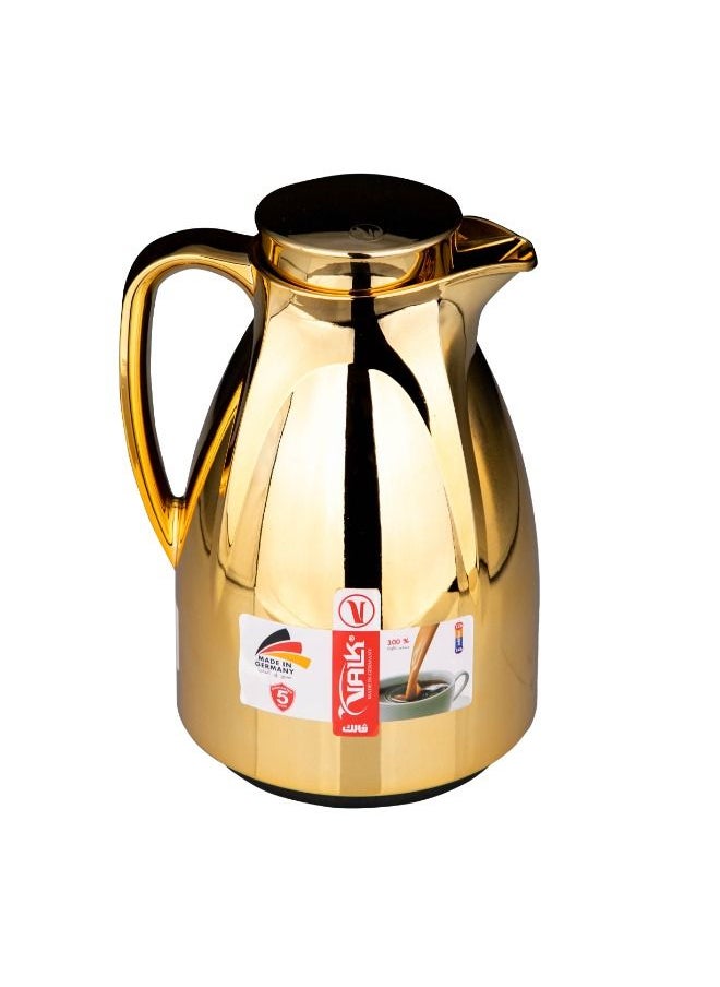 Valk - Vacuum Flask With Double Wall Glass 600 ml Wide Mouth With Anti-Leakage Made in Germany - Image 1