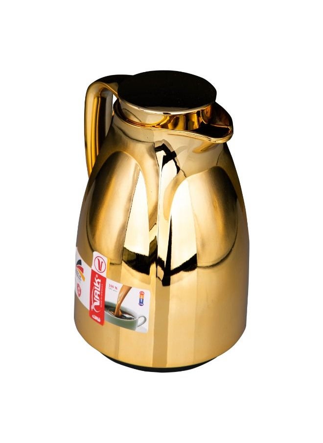 Valk - Vacuum Flask With Double Wall Glass 600 ml Wide Mouth With Anti-Leakage Made in Germany - Image 1