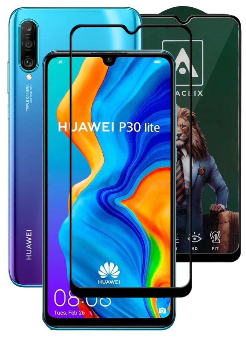 ACLIX Antistatic ESD Dustproof Premium Quality High Definition Tempered Glass Screen Protector Designed For Huawei P30 lite - Image 1