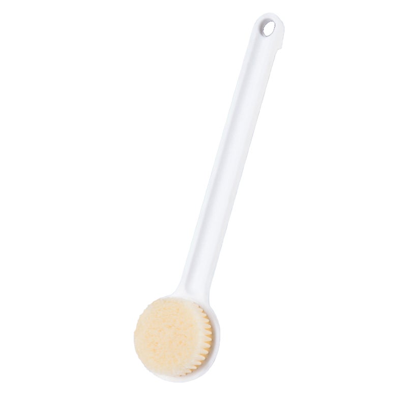 Bath Body Brush Back Scrubber with Comfy Bristle Long Handle Gentle Body Massager Wet or Dry Brushing Back Scrubber for Shower, Improve Skin's Health - Image 1