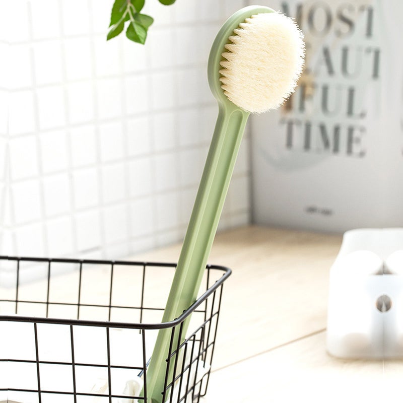 Bath Body Brush Back Scrubber with Comfy Bristle Long Handle Gentle Body Massager Wet or Dry Brushing Back Scrubber for Shower, Improve Skin's Health - Image 2