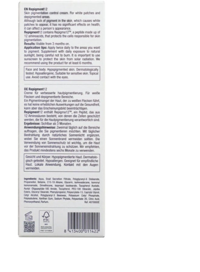 BELLA AURORA Repigment Vitiligo Control Cream 75ml | Restore Natural Skin Tone & Pigment Balance - Image 2