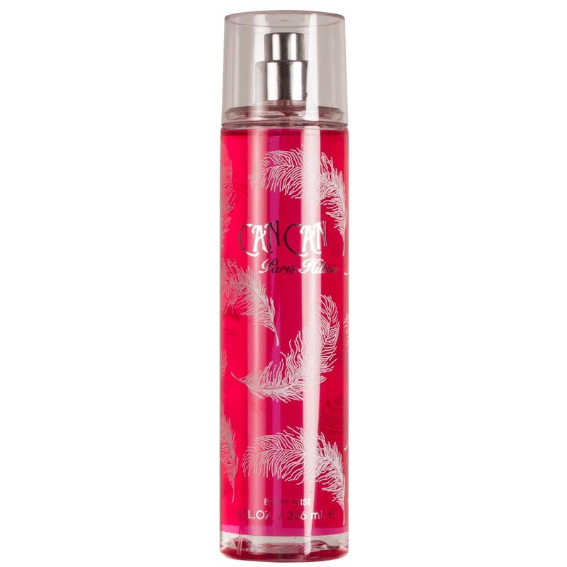 Paris Hilton CanCan Body Mist Fragrance for Women, Fruity, 8 Fl Oz