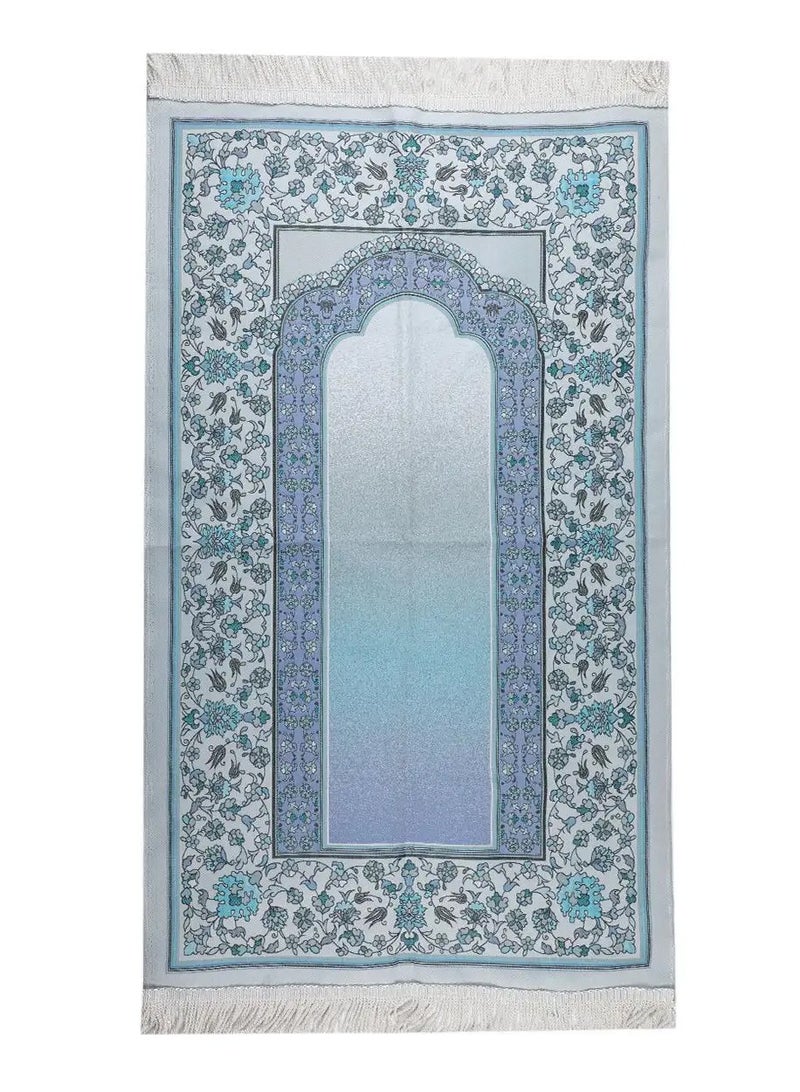 مناسك سجادة صلاة مناسك مع فستان_05a أزرق - Image 3