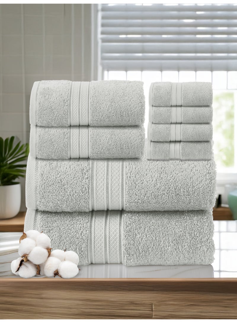 دوناتيلا طقم مناشف فاخر  قطع قطن مشط  جرام للمتر المربع - Image 1