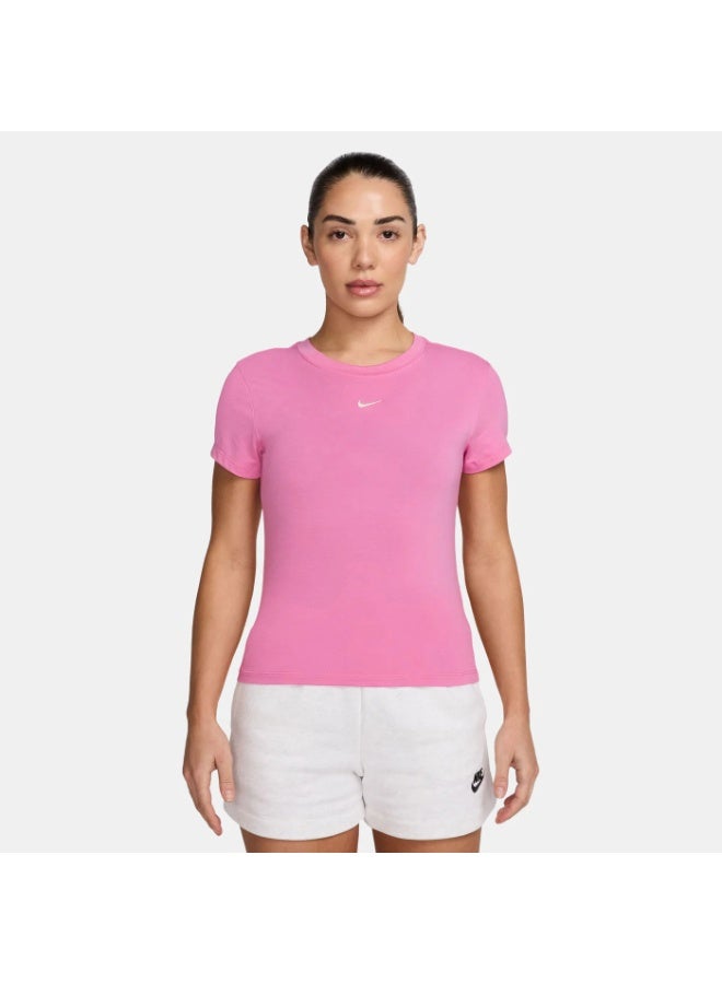 Nike Women’s Nike Sportswear Chill Knit Medium Crop Top - Image 2