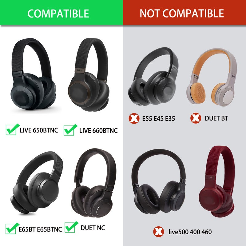 New For Jbl E65Btnc Duet Nc Live 650 660 Btnc Earmuffs Earpiece Ear - Image 3