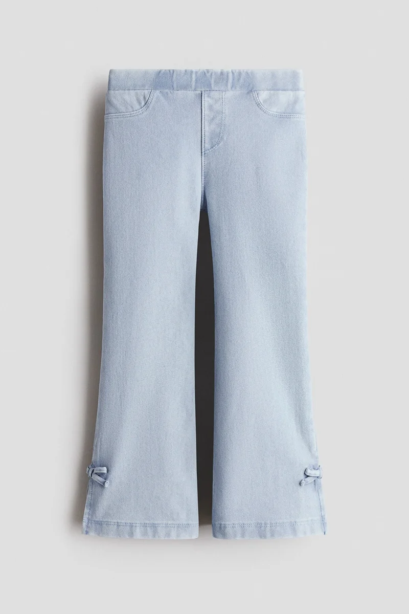 اتش اند ام جغينغز واسع بمظهر الدنيم