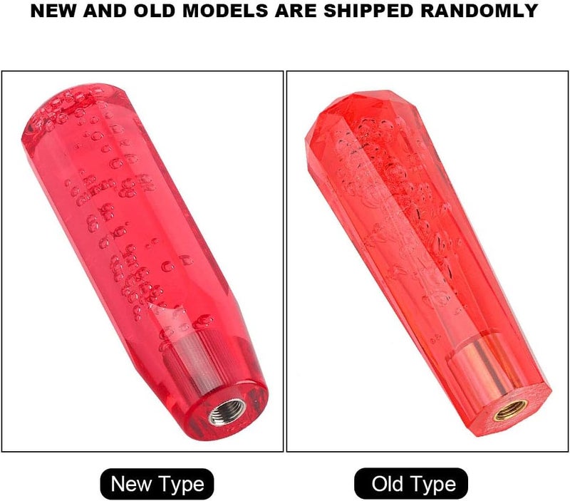 15cm Red Car Acrylic Stick Knob, Bubble Gear Shifter Head, Transparent with Luminous LED, Hardened Acrylic Material, Crack Proof - Image 5