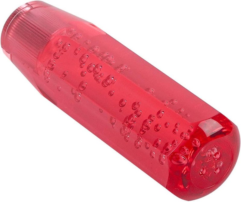 15cm Red Car Acrylic Stick Knob, Bubble Gear Shifter Head, Transparent with Luminous LED, Hardened Acrylic Material, Crack Proof - Image 2