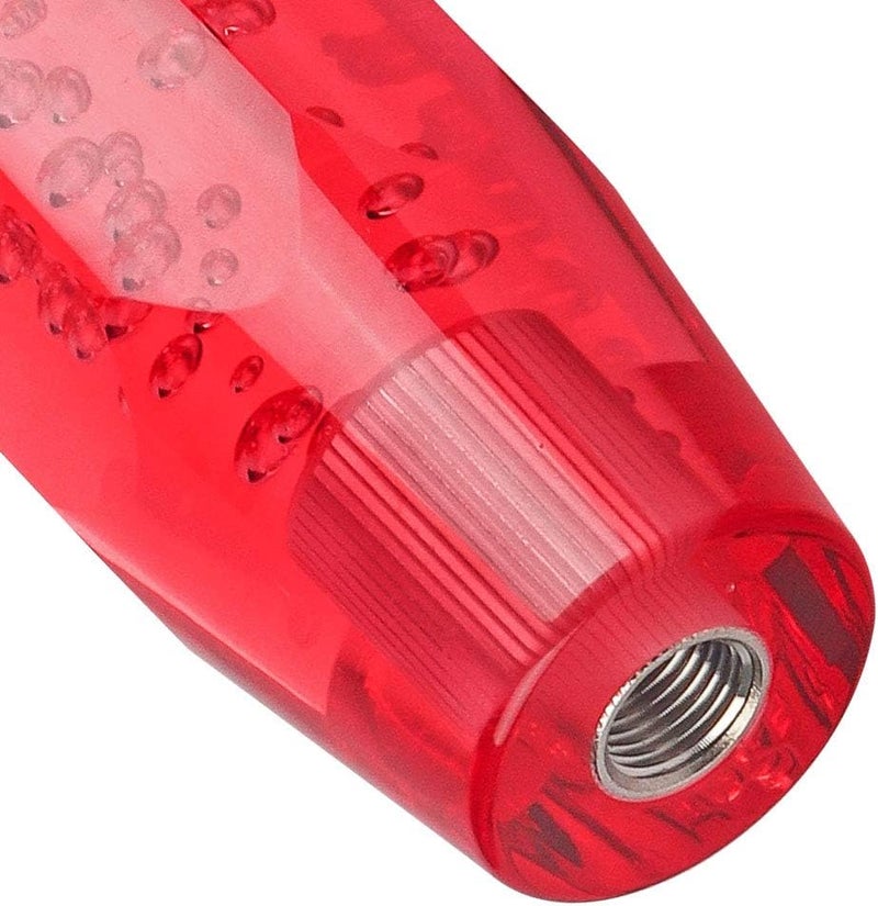 15cm Red Car Acrylic Stick Knob, Bubble Gear Shifter Head, Transparent with Luminous LED, Hardened Acrylic Material, Crack Proof - Image 3