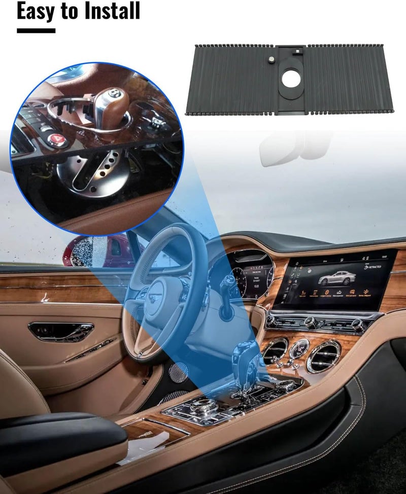 YUANTUO Gear Shift Strip Dust Cover for Bentley - Image 4