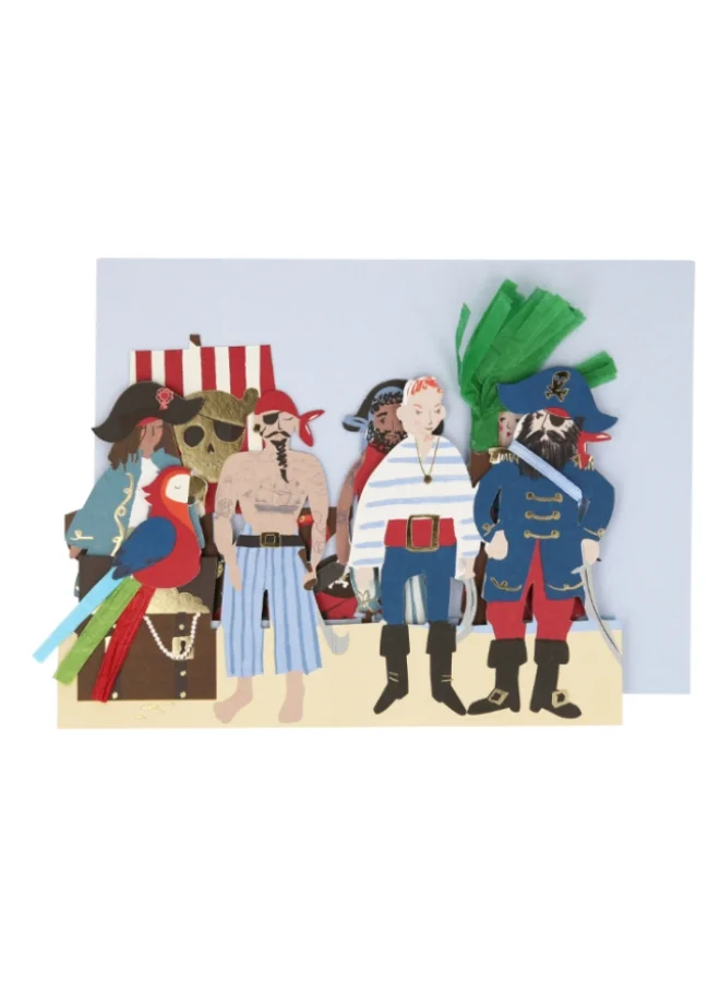 Meri Meri Pirate Concertina Card