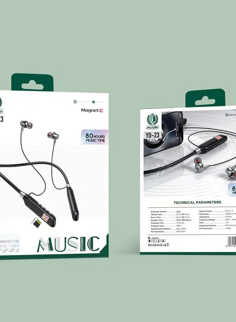 Ultra-long standby Bluetooth neck-mounted earphones for men and women YD-23
