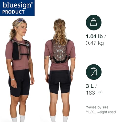 Osprey Escapist Velocity 3L Bike Vest Hydration Backpack with Hydrualics Reservoir Magma Brown LXL - Image 3