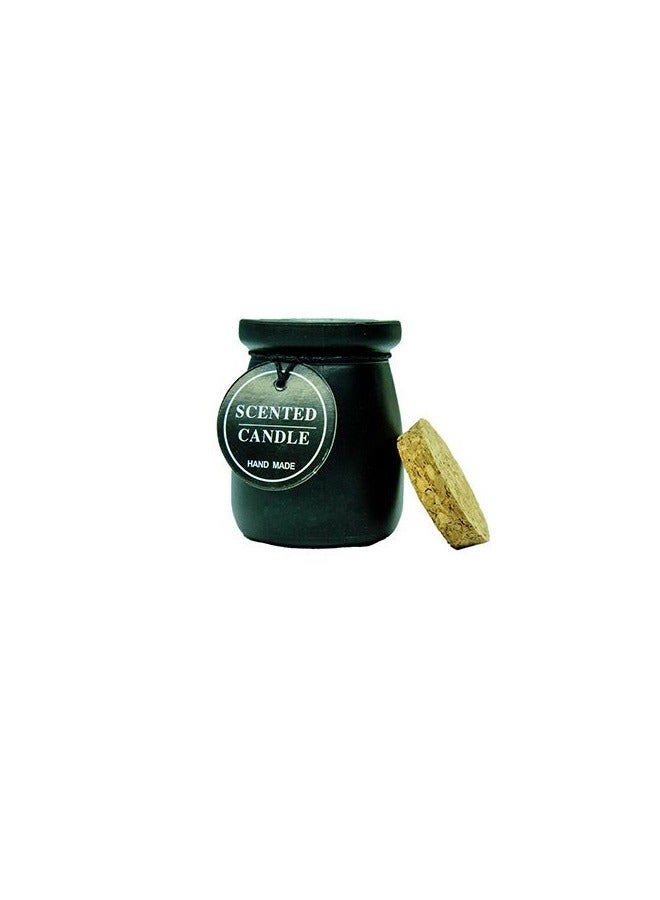 Scented candle inside a glass jar for a unique and elegant decor - Image 1