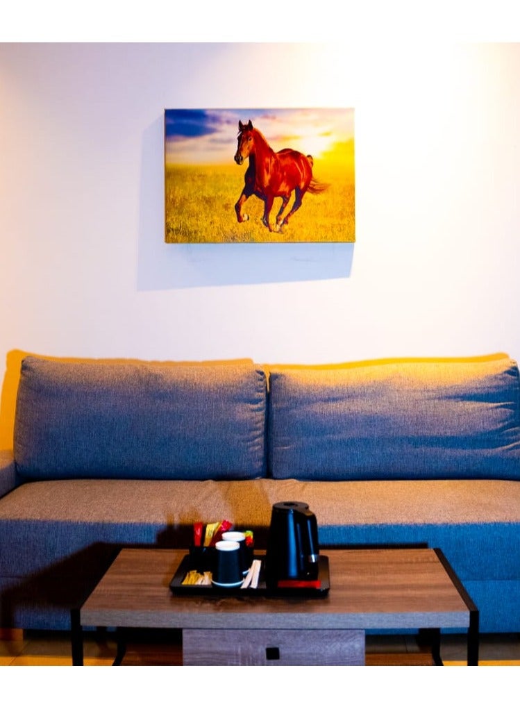 Majestic Gallop Canvas Wall Frame - Image 2