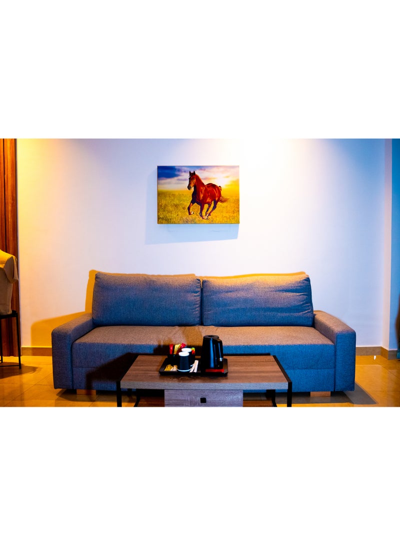 Majestic Gallop Canvas Wall Frame - Image 4