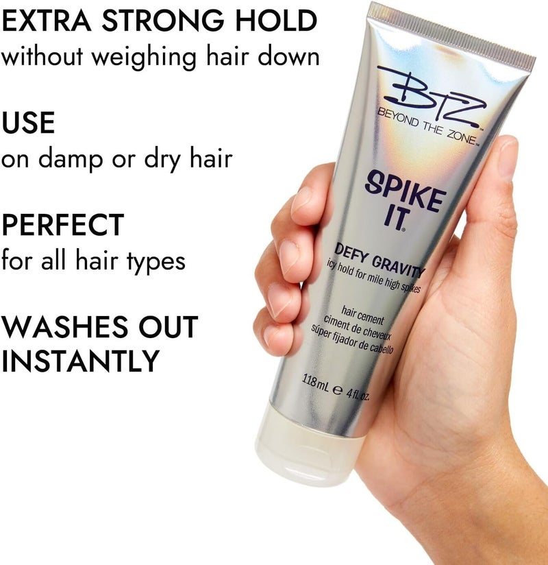 Beyond the Zone Spike It Hair Cement - Icy Hold for Mile High Spikes - 118ml - Image 5