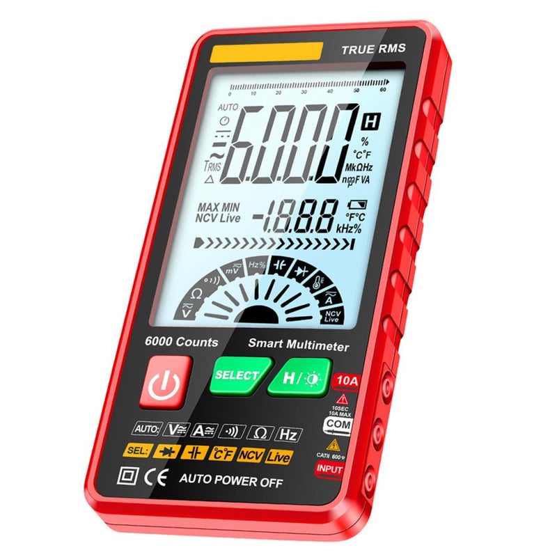 Pocket Digital Multimeter Voltage Resistance Capacitance Frequency Temperature Tester - Image 2