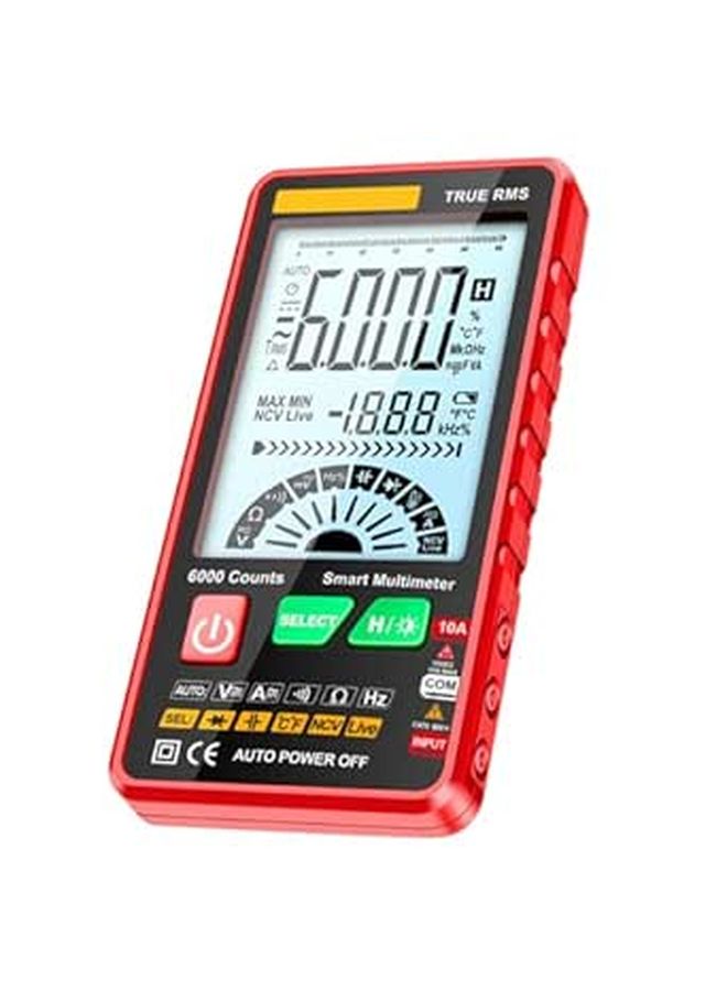 Pocket Digital Multimeter Voltage Resistance Capacitance Frequency Temperature Tester - Image 1