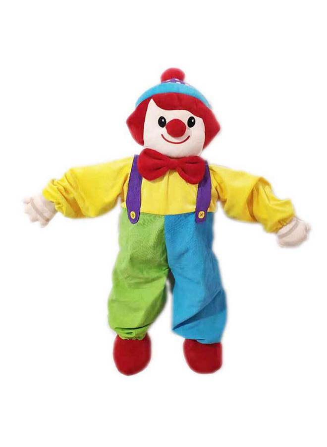 Bluejw Clown Hand Doll Doll Doll Early Childhood Education Birthday Gift Baby Favorite Plush Toy Doll Cross Border - Image 1