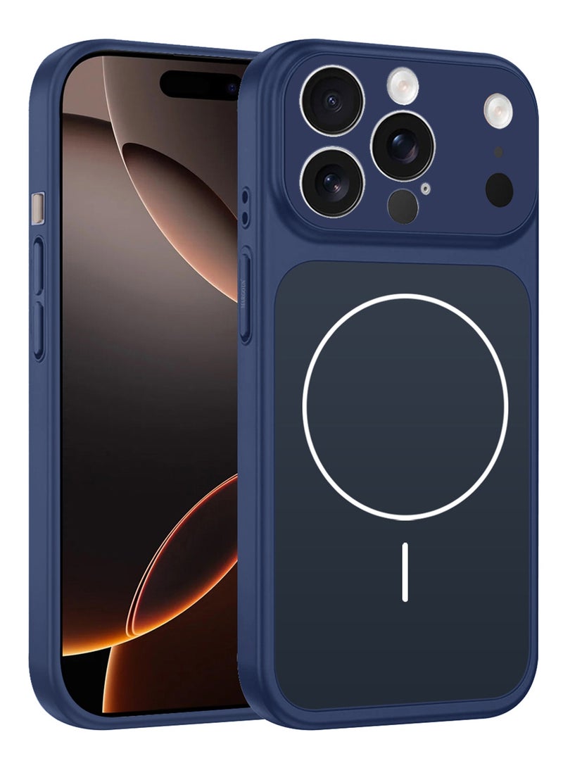 MARGOUN Converter Case for iPhone 16 Pro Max to 17 Pro Max, Compatible with Magnetic Charger, Hard TPU Material, Slim Protective Cover with Camera Guard, Shockproof Frame - Deep Blue Deep Blue - Image 5