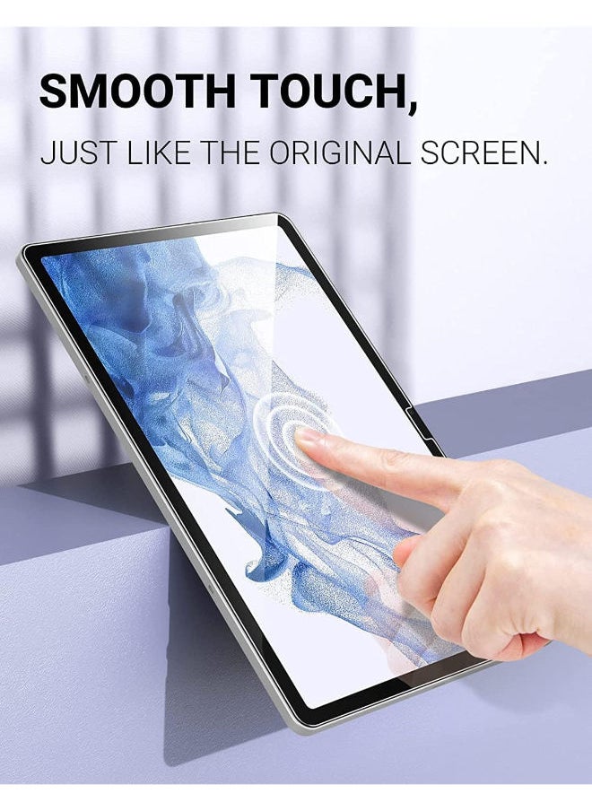 SHOPI - For Samsung Galaxy Tab S8 Plus (2022)/S7 FE/S7 Plus(2021) 12.4 Inch, Protective Stand Case Hard Shell Cover for Samsung S7+/S8+/S7 FE - Black With 2 FREE Screen Protectors - Image 1
