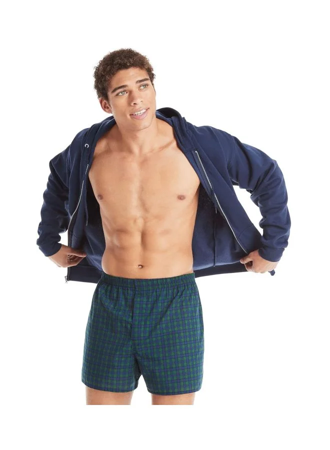 Hanes  Hanes Mens Five Pack Camo Boxers for Men | Best Price UAE