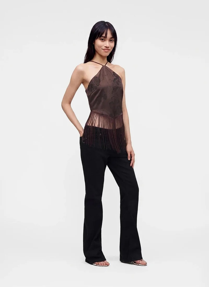 Vero Moda  Women's VMTATHIANA Singlet Fringe Top for Women | Best Price UAE