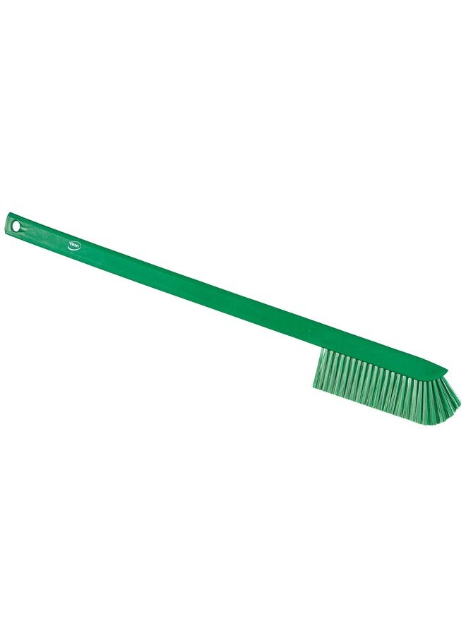 Vikan 41972 Ultra-Slim Cleaning Brush with Long Handle, 23.62" Medium, Green - Image 1