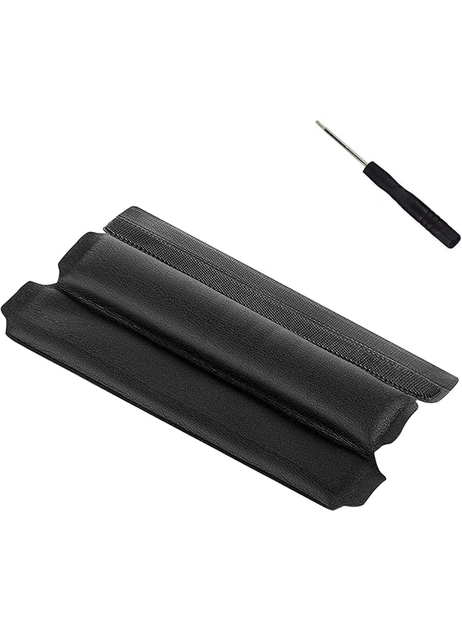 إيروريكس وسادة عصابة رأس جلدية Pro M متوافقة مع سماعة الرأس Bose Quietcomfort 35 Ii Gaming Qc35 Ii Qc35 البديلة لعصابة الرأس غطاء عصابة الرأس وسادة وسادة إصلاح جزء سهل التركيب بنفسك باللون الأسود - Image 2