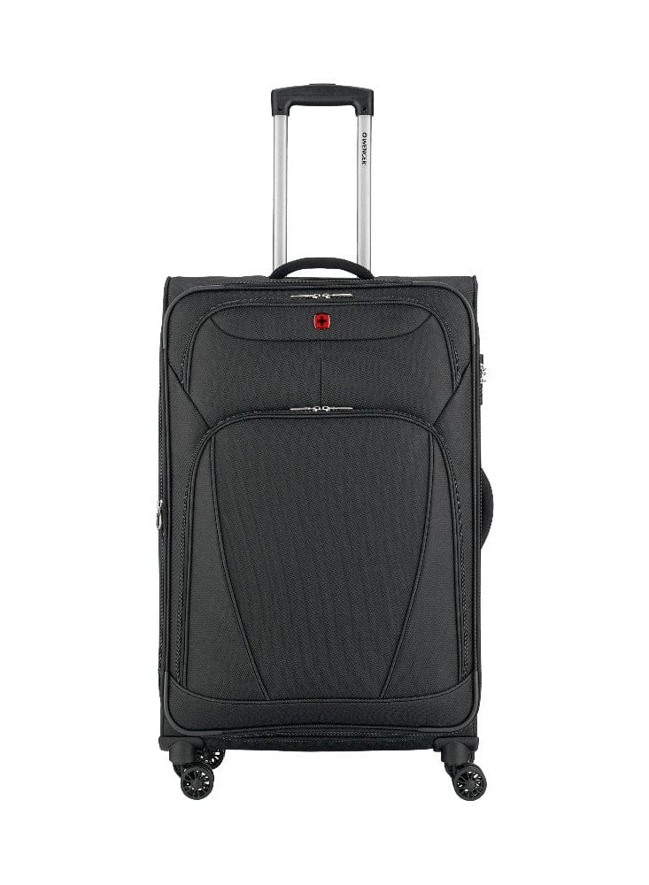 Wenger Beaumont Lite  Medium Softside Expandable 80cm Check-In Luggage Trolley Black - 612383 - Image 1