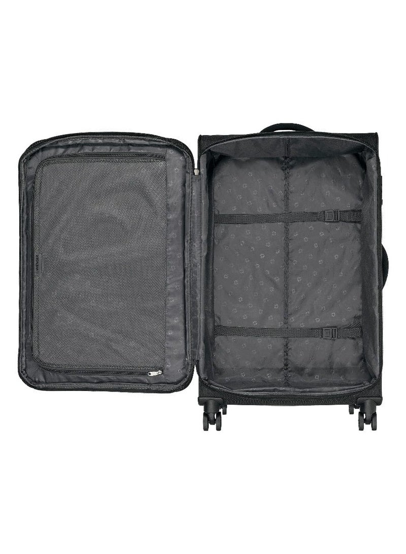 Wenger Beaumont Lite  Medium Softside Expandable 80cm Check-In Luggage Trolley Black - 612383 - Image 5