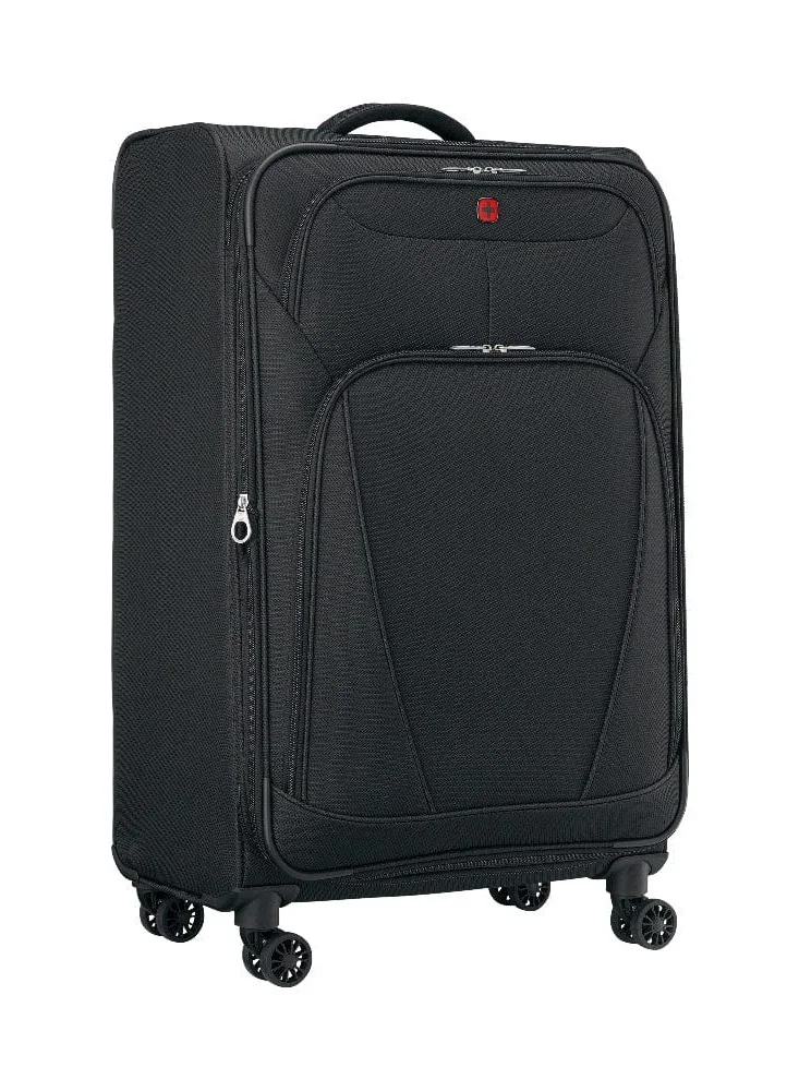 Wenger Beaumont Lite  Medium Softside Expandable 80cm Check-In Luggage Trolley Black - 612383